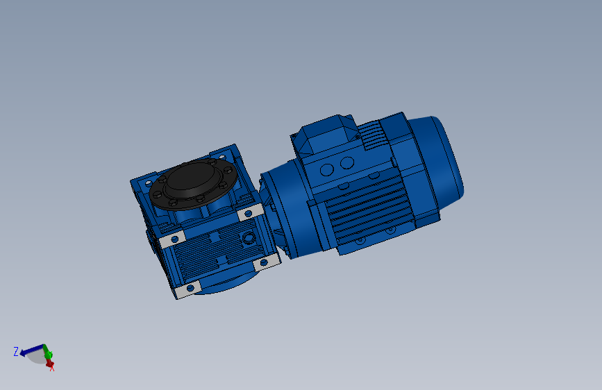 蜗轮蜗杆减速机[NMRV075-30-FB1-SS1-90B14-B6-YE2-1.5-4P-4-F]