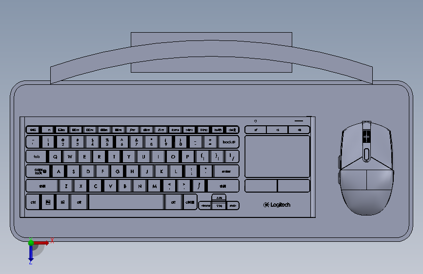 电脑模型图MF1400062