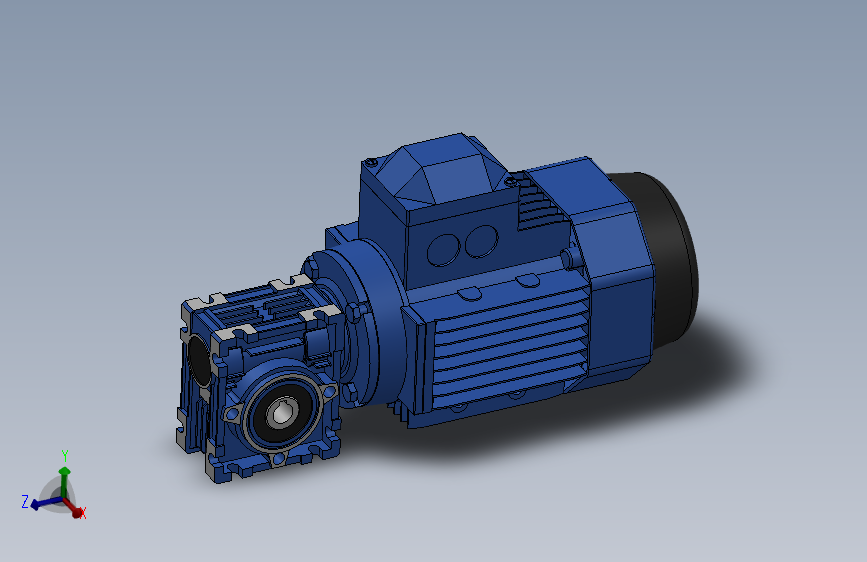 蜗轮蜗杆减速机[NMRV025╱30╱56B14╱B3╱YS-0.06-4P╱F]