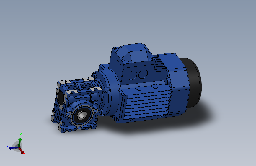 蜗轮蜗杆减速机[NMRV025╱30╱56B14╱B3╱YS-0.09-4P╱F]