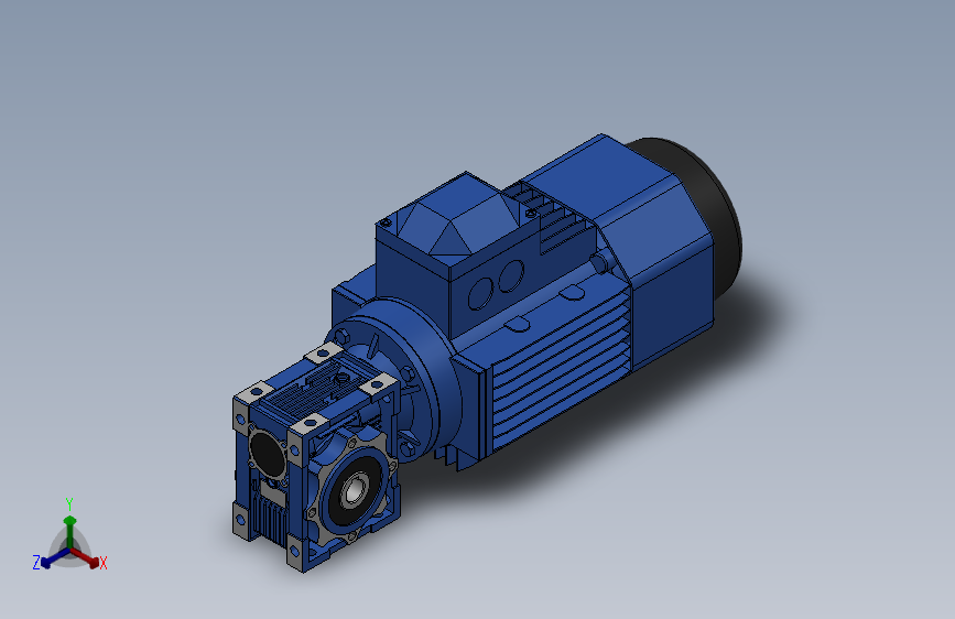 蜗轮蜗杆减速机[NMRV030╱10╱63B14╱B3╱YEJ-0.12-4P╱BMG╱F]
