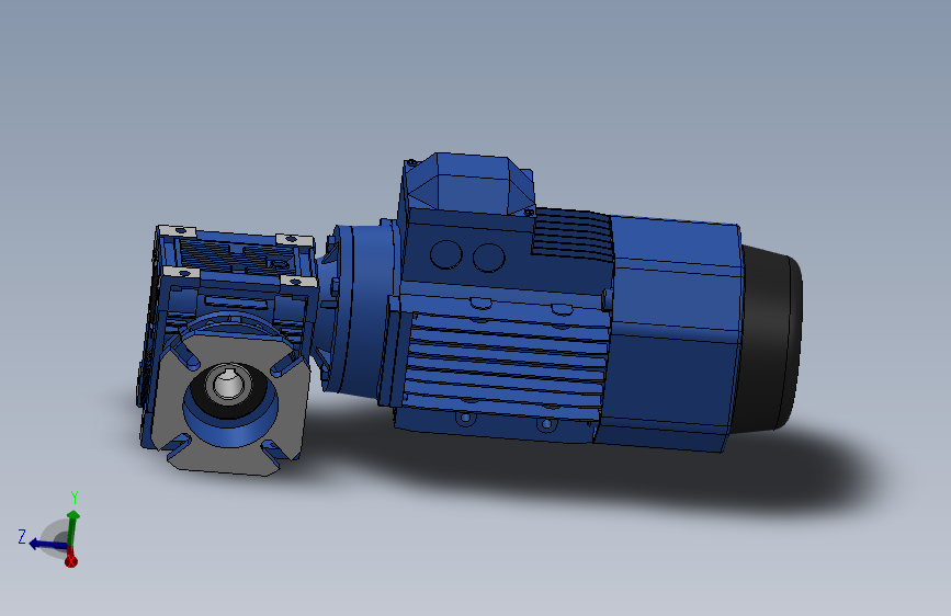 蜗轮蜗杆减速机[NMRV040╱10╱FA1╱71B14╱B3╱YEJ-0.25-4P╱BMG╱F]