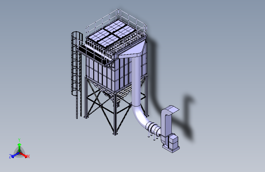 250CMM大型工业集尘器