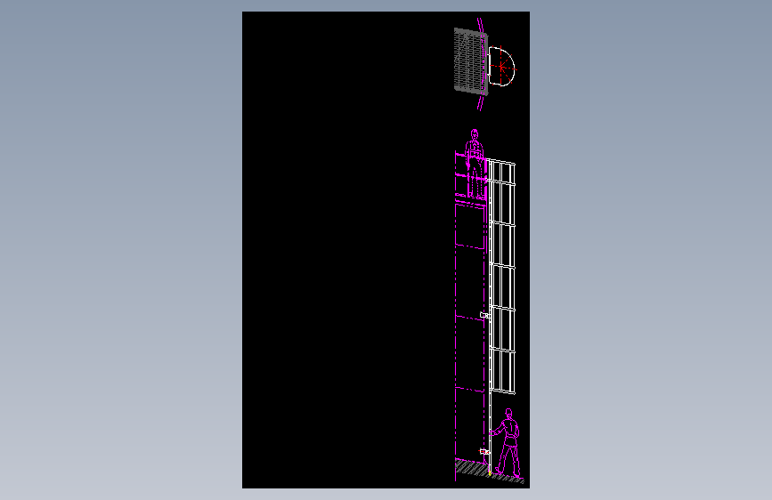 储罐专用防护梯