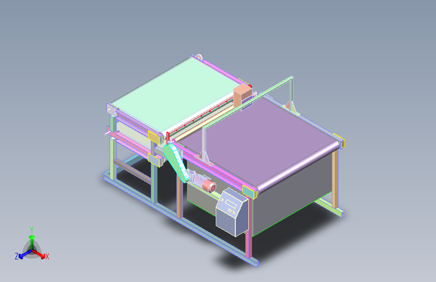 FCL-1800 家纺面料自动对折收卷机