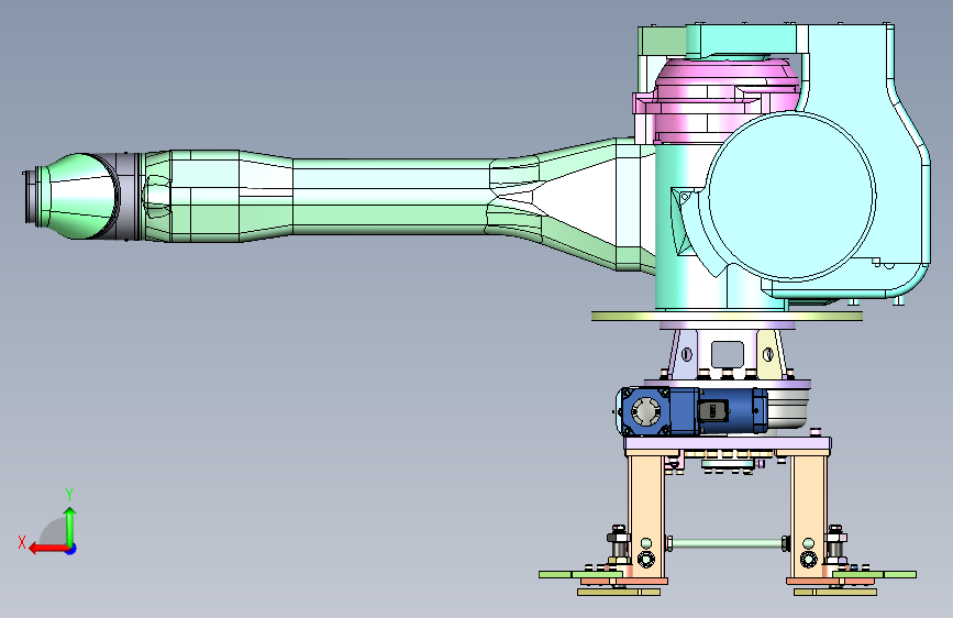 RBT-650 汽车白车身焊接机器人 背面视图