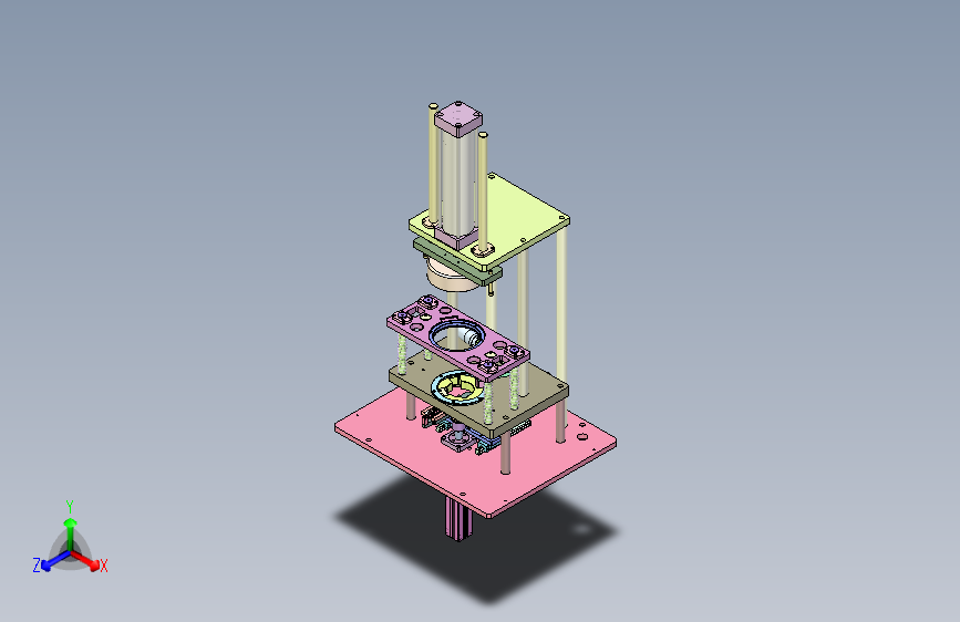 车载摄像头镜头压合组装机