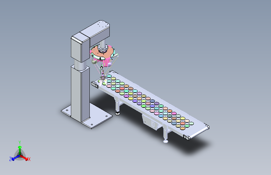 彩妆粉饼自动视觉检测分选机