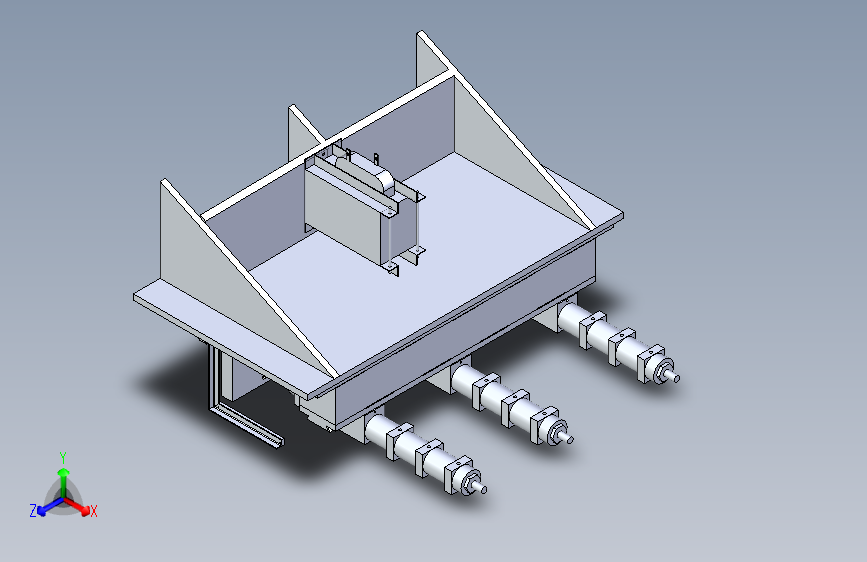 动力电池模组极片三点式热压成型模