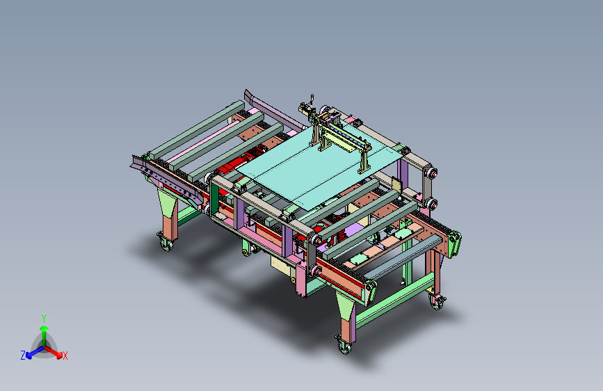 光伏组件背板自动覆膜机