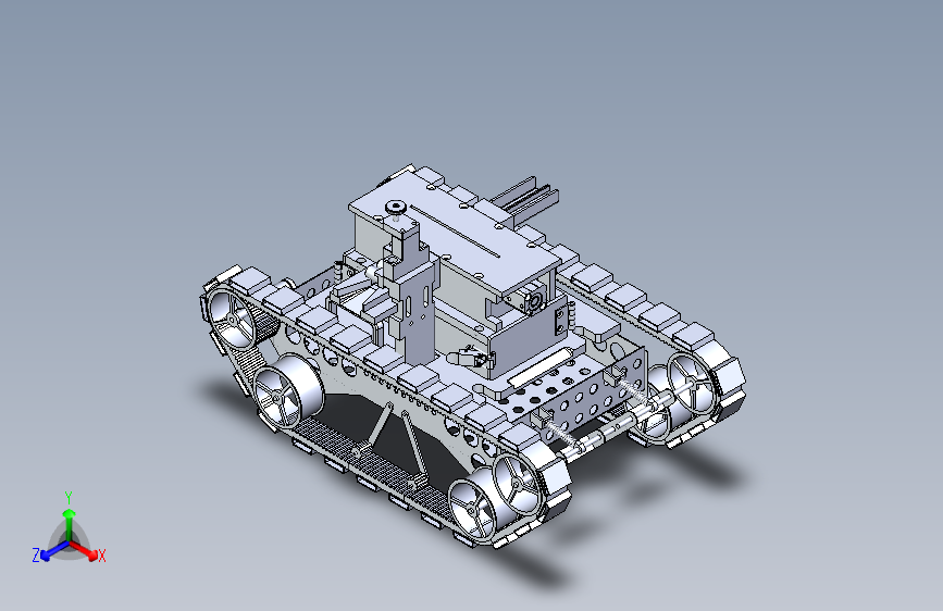 履带式校园安防巡检车