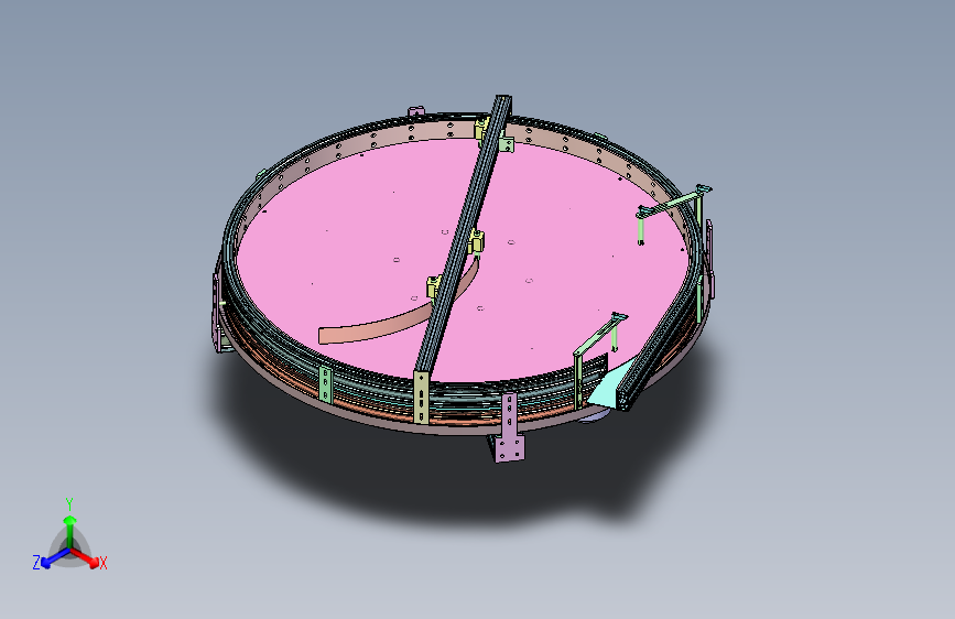 全自动煎饼成型烘烤转盘工装