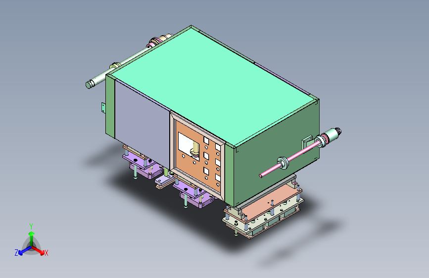 软包香烟内衬纸模切成型单元 MDU-280 型