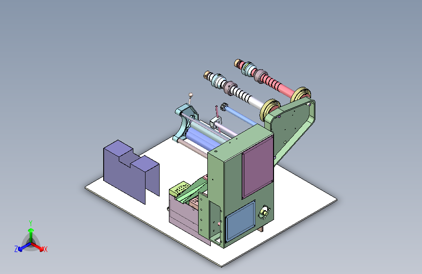 烟包凹印机 YBA-320 型供墨输纸单元