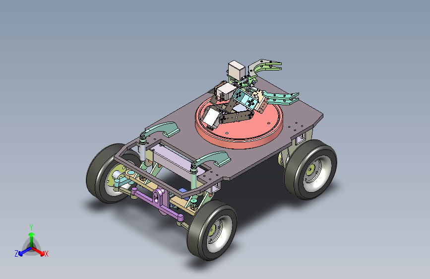 智能巡检抓取小车