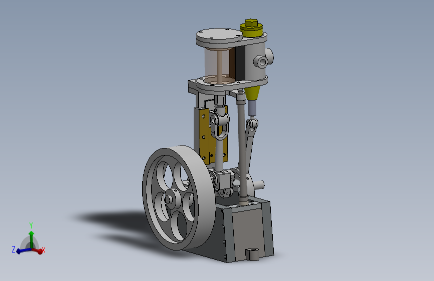 垂直汽缸蒸汽机