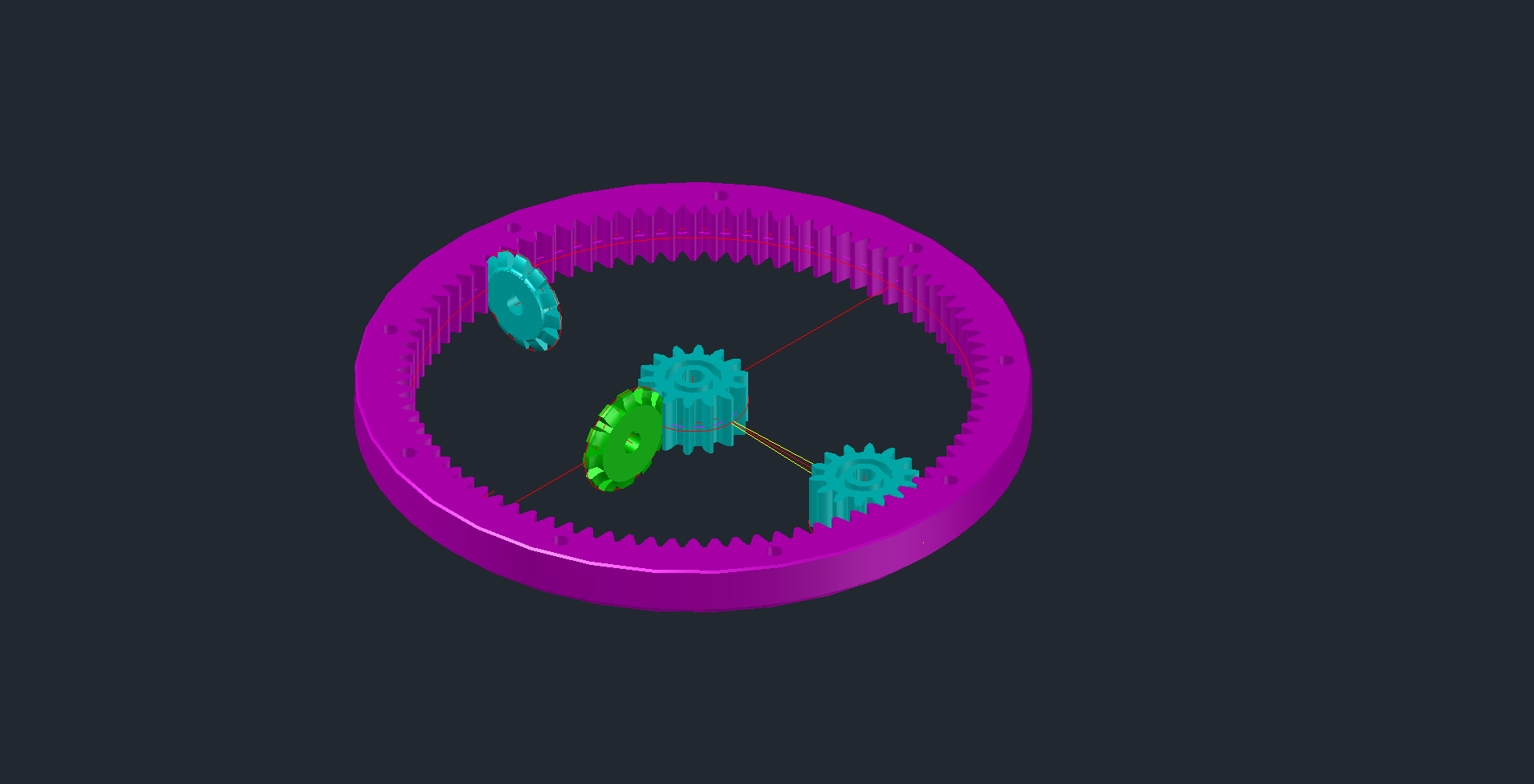 大传动比的蜗轮蜗杆