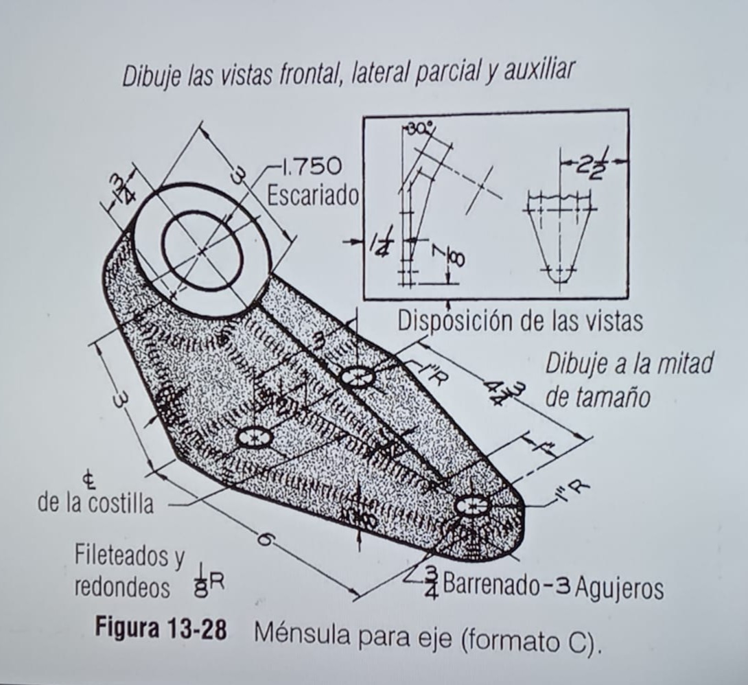 带尺寸刻度的支架