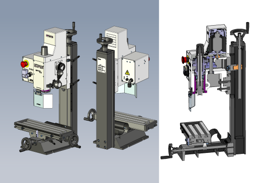 A0002000-OPTIMUM OPTi 毫米 BF 16V钻铣床