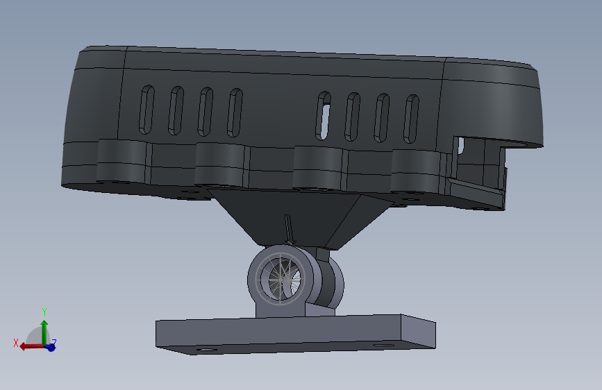 带附加固定摄像头壳