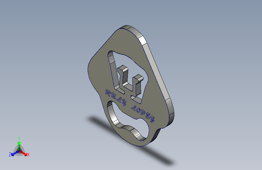 带开瓶功能的钥匙扣