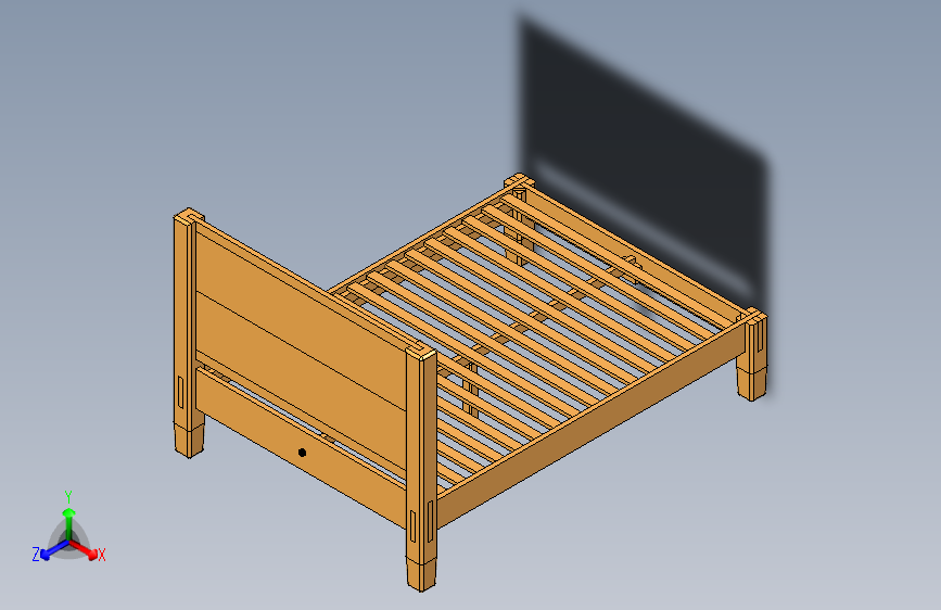 带靠背的索马风格床