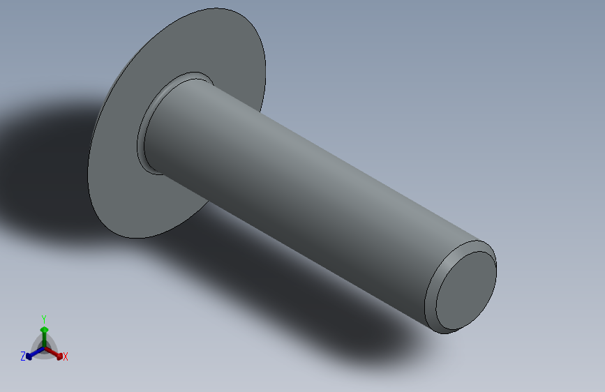 带螺纹的圆柱形螺栓