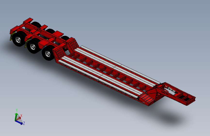 低矮平台运输车