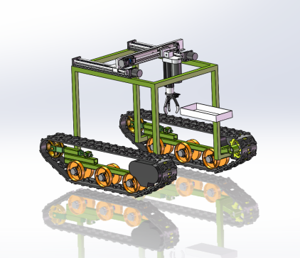 茶叶采摘机（夹爪履带车）