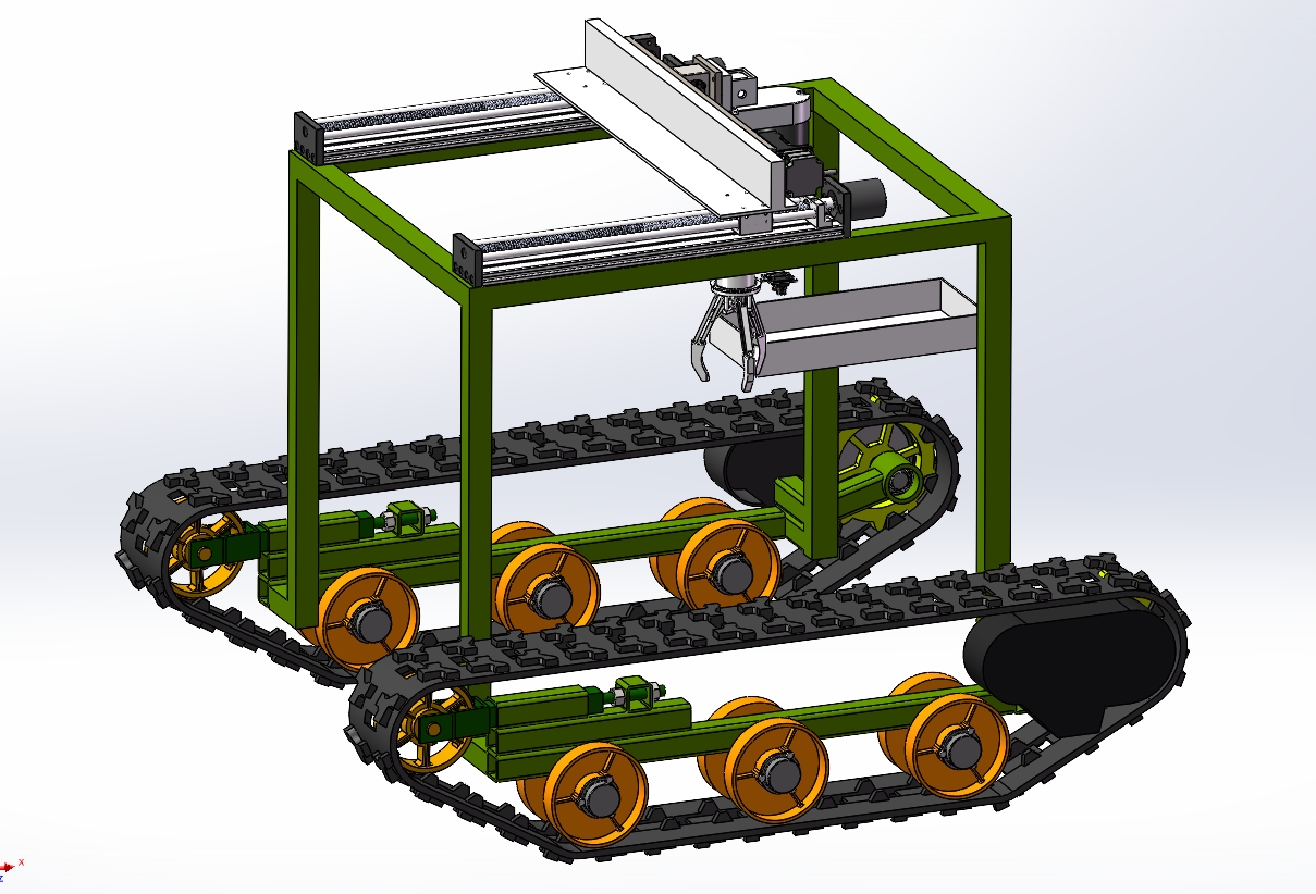 茶叶采摘机(夹爪履带车)