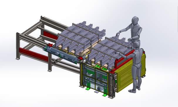 弹簧重力供料系统