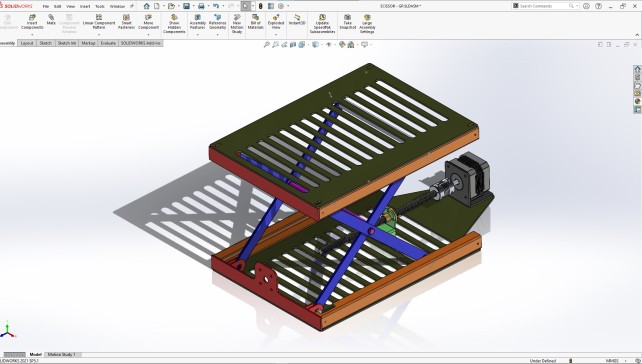 紧凑型丝杠驱动剪叉式升降平台
