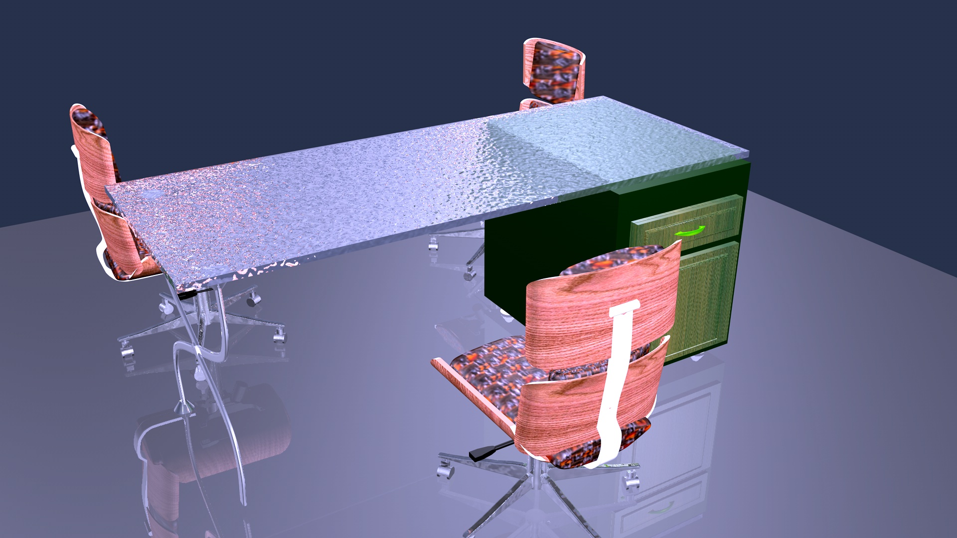 多格式支持的办公室模型
