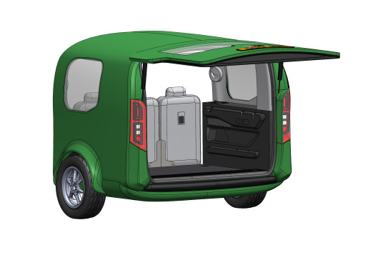 多功能车尾箱装置