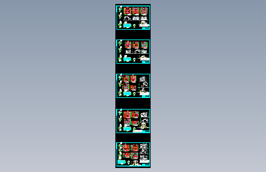 大圩镇新农村徽派图纸 