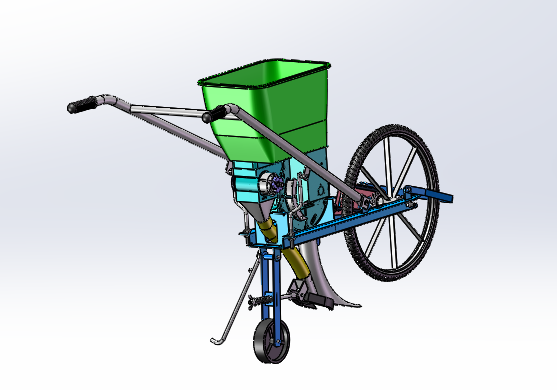 人力花生播种施肥一体机