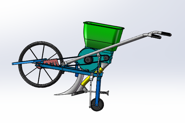人力花生播种施肥一体机