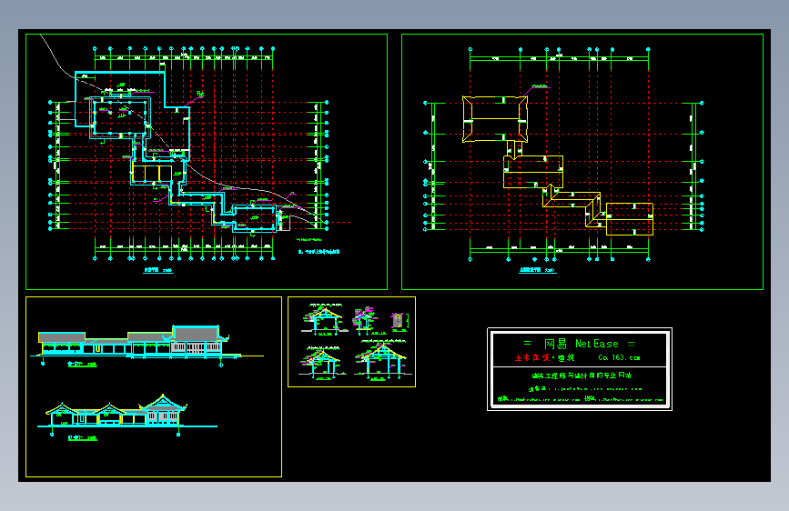 水榭建筑施工图