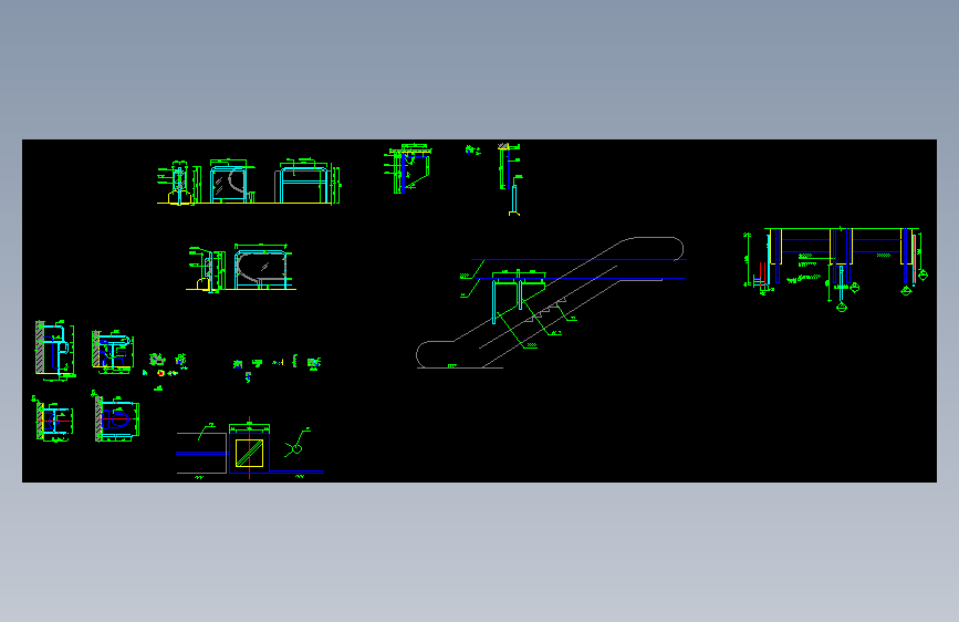 36、37、39、40、自动扶梯详图