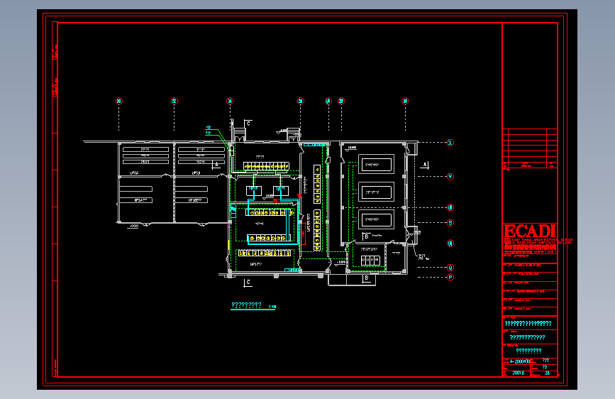 变配电所电气平面