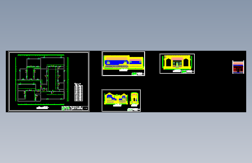 古民居侧绘（山东济南岱宗街）