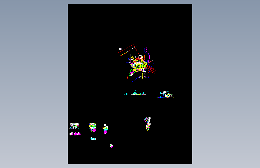 西山立面、详图