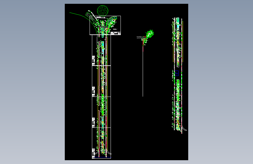 13、道路中心绿化带10米绿化