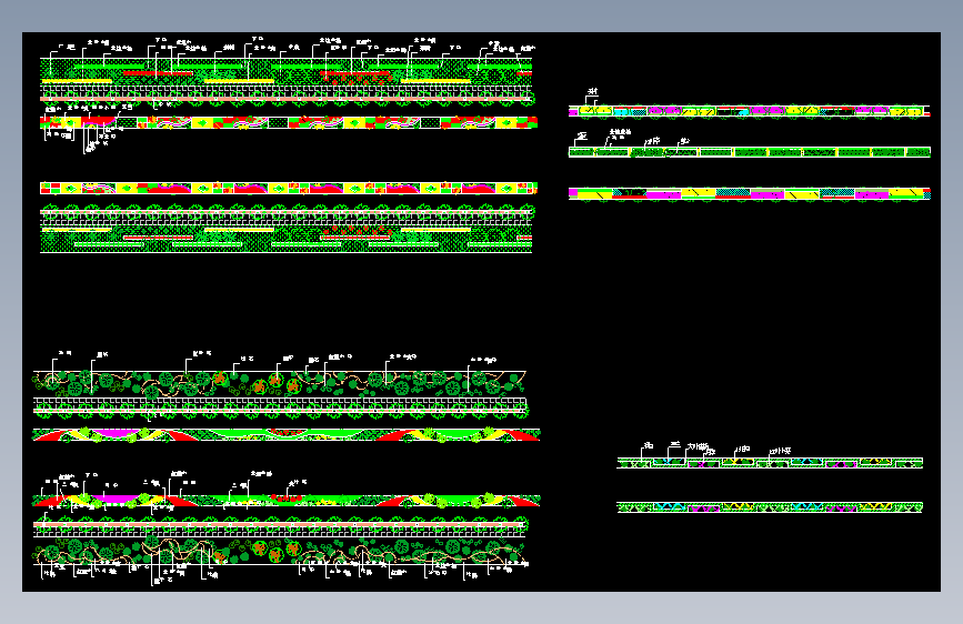 18、绿化设计道路标准段