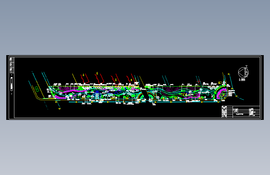 26、某绿化带绿化设计图