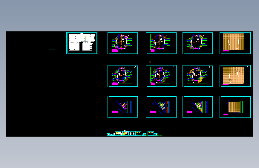 32、新修建的道路绿化施工图
