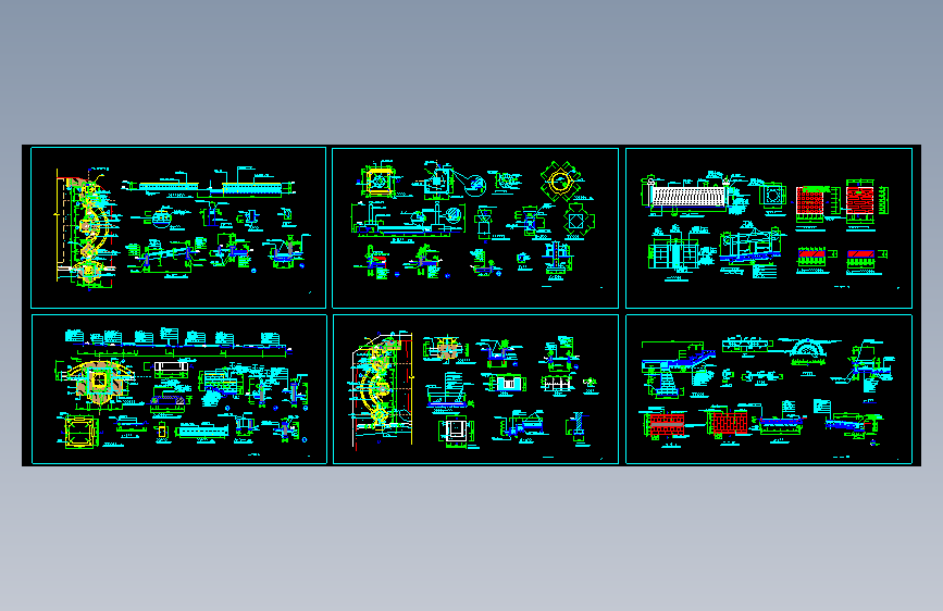 44、道路绿化全套施工图