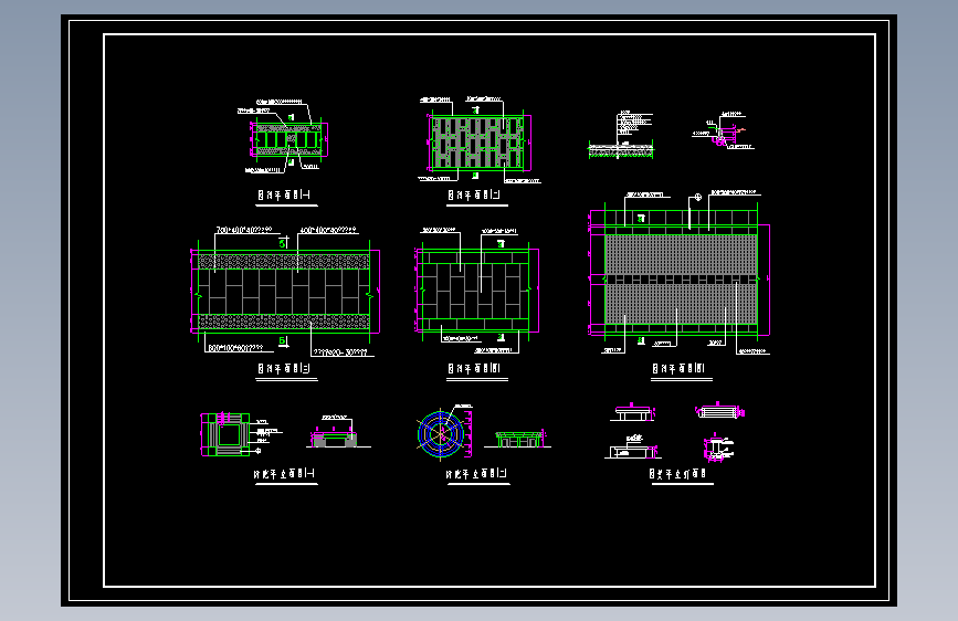 69、园路铺装图
