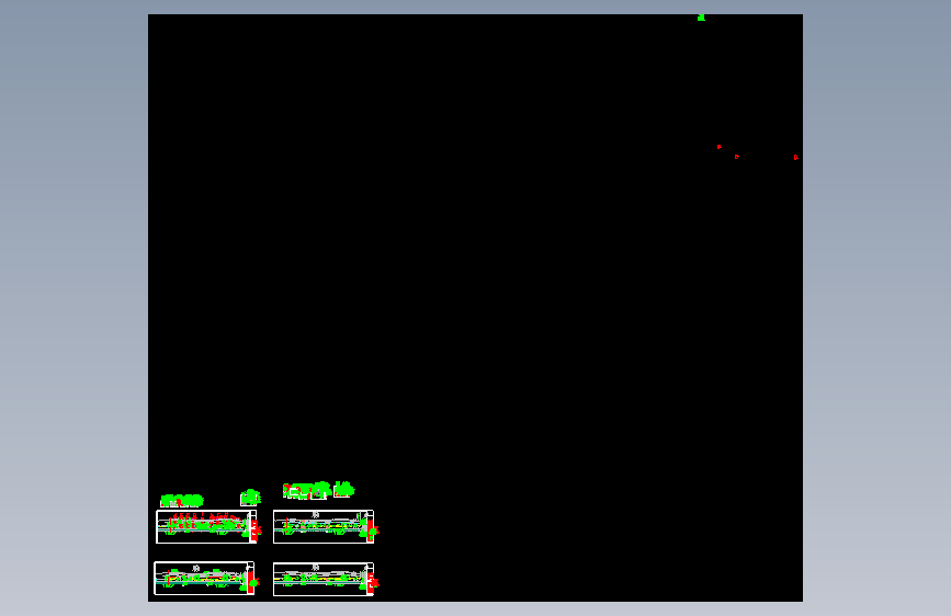 73、中心道路铺装图