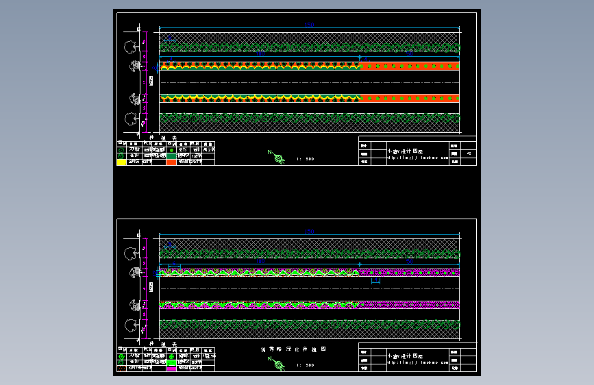 79、锦秀路绿化种植图